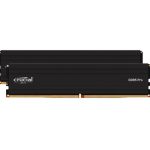 Crucial Pro 32gb (2x16gb) Ddr5 Udimm 5600mhz Cl46 Black Heat Spreader Support Intel Xmp Amd Ryzen Desktop Pc Gaming Memory (CP2K16G56C46U5)