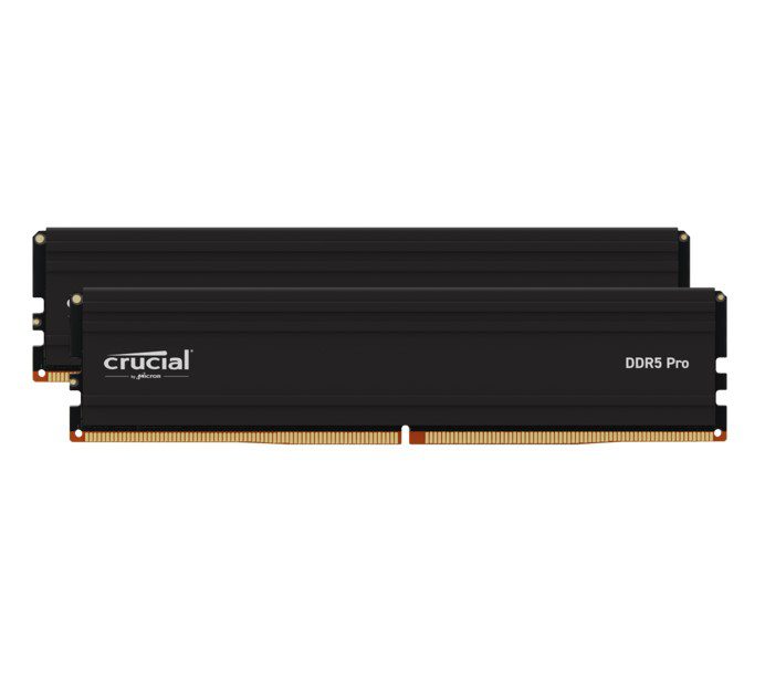 Crucial Pro 32GB (2x16GB) DDR5 UDIMM 5600MHz CL46 Black Heat Spreader Support Intel XMP AMD Ryzen Desktop PC Gaming Memory - Image 2