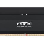 Crucial Pro 32GB (2x16GB) DDR5 UDIMM 6400MHz CL32 Black Heat Spreader Overclocking Support Intel XMP AMD Ryzen Desktop PC Gaming Memory
