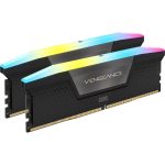 Corsair Vengeance Rgb 32gb (2x16gb) Ddr5 Dram 6000mt/s Cl38 Memory Kit — Black (CMH32GX5M2B6000C38)