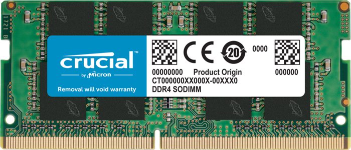 Crucial 8GB (1x8GB) DDR4 SODIMM 3200MHz CL22 1.2V UnRanked Notebook Laptop Memory RAM - Image 2