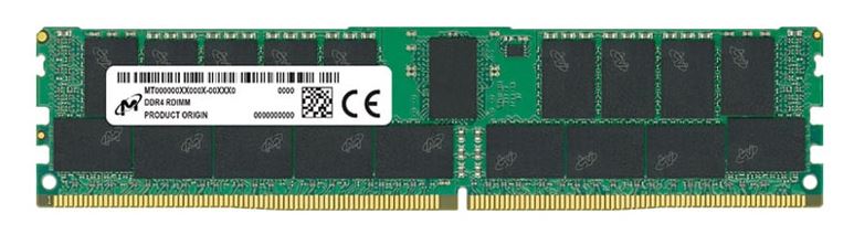 Micron 32GB (1x32GB) DDR4 RDIMM 3200MHz CL22 2Rx4 ECC Registered Server Memory 3yr wty - Image 2