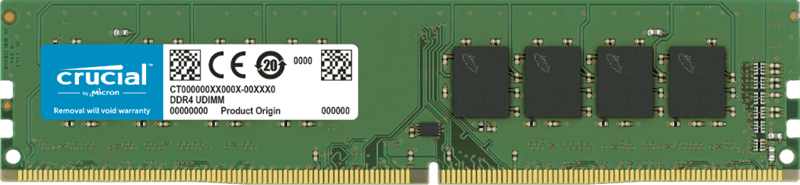 Crucial 16GB (1x16GB) DDR4 UDIMM 3200MHz CL22 1.2V Unbuffered Desktop PC Memory RAM - Image 2