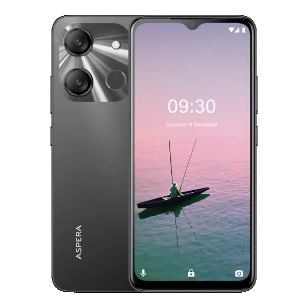Aspera Nitro2 4G 64GB - Black (P02242901) *AU STOCK*, 6.6', 3GB/64GB, 13MP/8MP, Dual SIM, 5000mAh, 1 Year Warranty