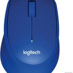 (LS)Logitech M331 SILENT PLUS Wireless Mouse Blue DPI (Min/Max): 1000± 1-Year Limited Hardware Warranty