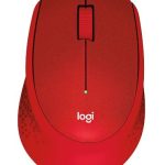 Logitech M331 SILENT PLUS Wireless Mouse RED DPI (Min/Max): 1000± 1-Year Limited Hardware Warranty