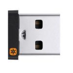 Logitech Usb Unifying Receiver Connects Wireless Keyboard Mouse Multiple 6 Devices To Your Computer 10m Range Tiny Size (910-005934/910-005933)
