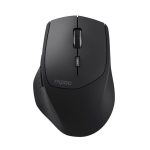 Rapoo Multi-mode Wireless Ergonomic Optical Mouse -7 Evels Adjustable Dpi, Smart Switch Up To 5 Devices, Ideal For Desktop Pc, Notebook (MT550L)