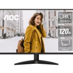 AOC 27′ 120hz Ips 1920 × 1080 (fhd), 300 Cd/m2, Vga × 1, Hdmi 1.4 × 1 1ms Adaptive Sync, Office And Home Monitor. 2025 (27B36H3)