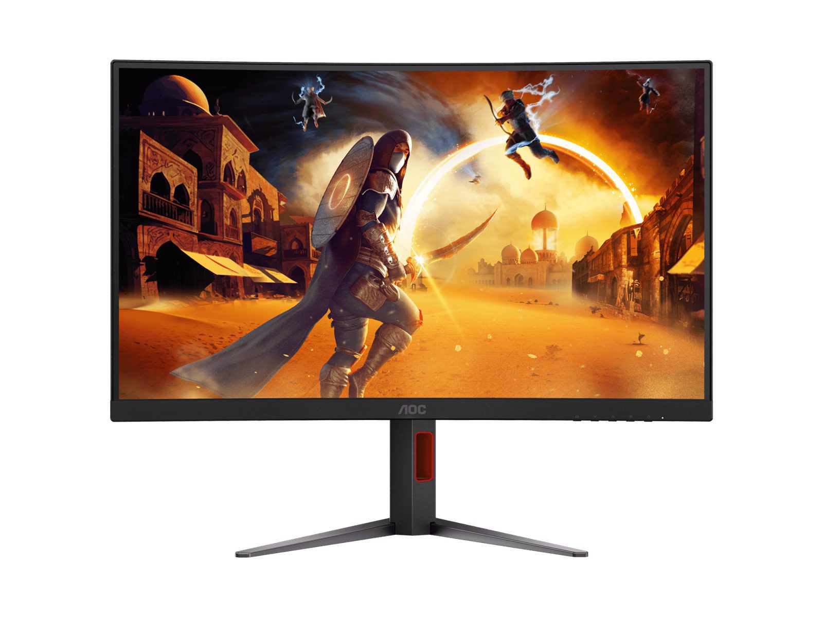 AOC 27' 2K Curved 0.5ms 180Hz, 2560x 1440 Adaptive Sync, HDMI 2.0 × 1,DisplayPort 1.4 × 1, Gaming Monitor (LS) - Image 10