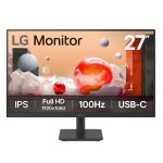 LG 27′ Ips Full Hd Monitor With 100hz Refresh Rate, Usb-c (65w Pd), 3-side Borderless Design, Reader Mode, Flicker Safe, And Tilt-adjustable Stand (27MS530B-B.AAU)