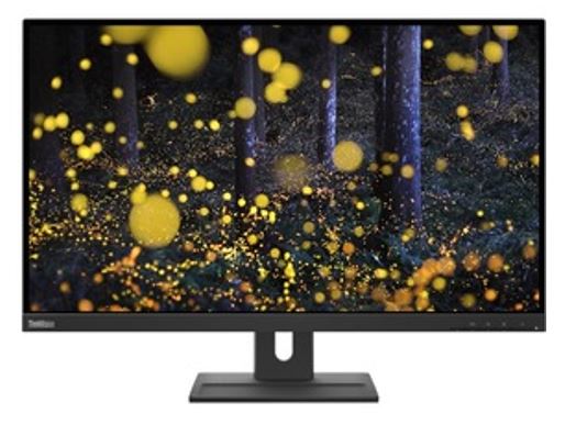 LENOVO ThinkVision E27q-20 27' 75Hz QHD IPS Monitor 2K 2560x1440 16:9 4ms Height Adjustable Tilt Swivel Pivot DP HDMI 3yr wty - Image 2
