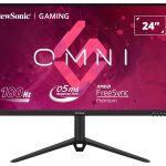 ViewSonic 24 FHD IPS Gaming Monitor 180Hz 0.5ms MPRT HDR10 FreeSync Premium AdaptiveSync ClearMR HDMI×2 DP 2×2W Speakers 3YARW