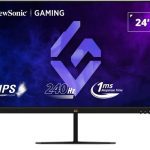 ViewSonic 24' FHD IPS 240Hz 1ms MPRT FreeSync G-Sync Compatible HDR10 HDMI DP Gaming Monitor 3YARW