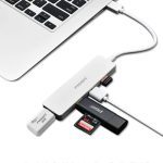 Pisen USB-C to 4xUSB-A 3.0 Charging HUB - TPE Flexible Wire, Light Indicator, Resistant to Pulling and Bending, More Durable, 2 Years Warranty