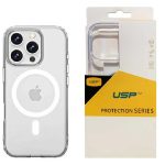 USP Apple Iphone 16 Pro (6.3′) Clear Rock Shockproof Case With Magsafe – Ultra-thin, Lightweight, Non-slip, Crystal Clear, 10 Years Warranty (6976552042116)