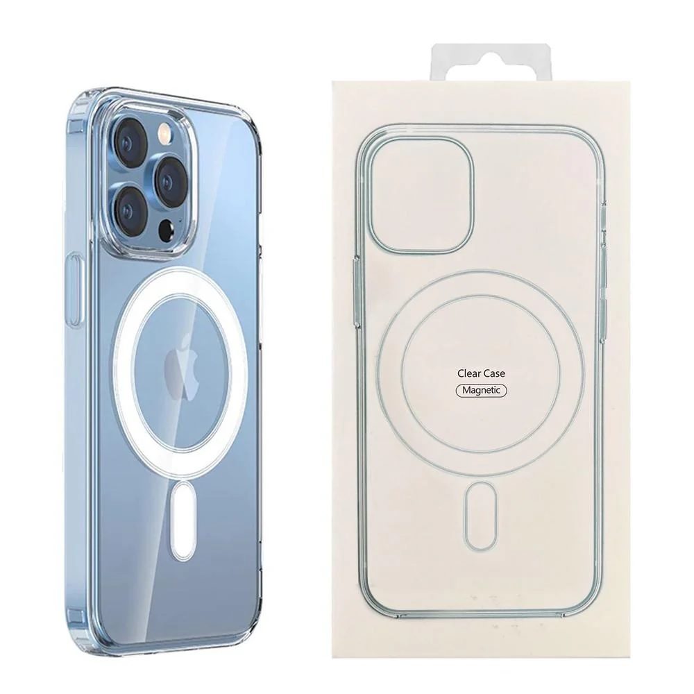 USP Apple iPhone 16 Plus (6.7') Clear Case with MagSafe - Built-in magnets, Scratch Resistant, Crystal Clear,Shockproof, 3 Years Warranty