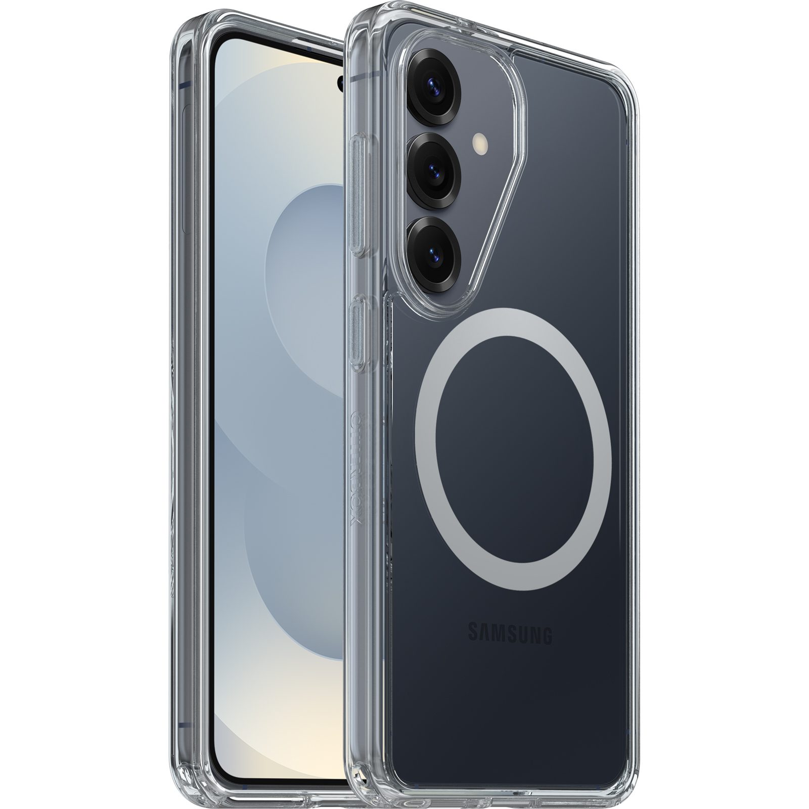 OtterBox Symmetry Clear Magnets Samsung Galaxy S26 5G (6.3') Case Clear -No Retail Packaging- (77-000004),DROP+ 3X Military Standard,7 Years Warranty