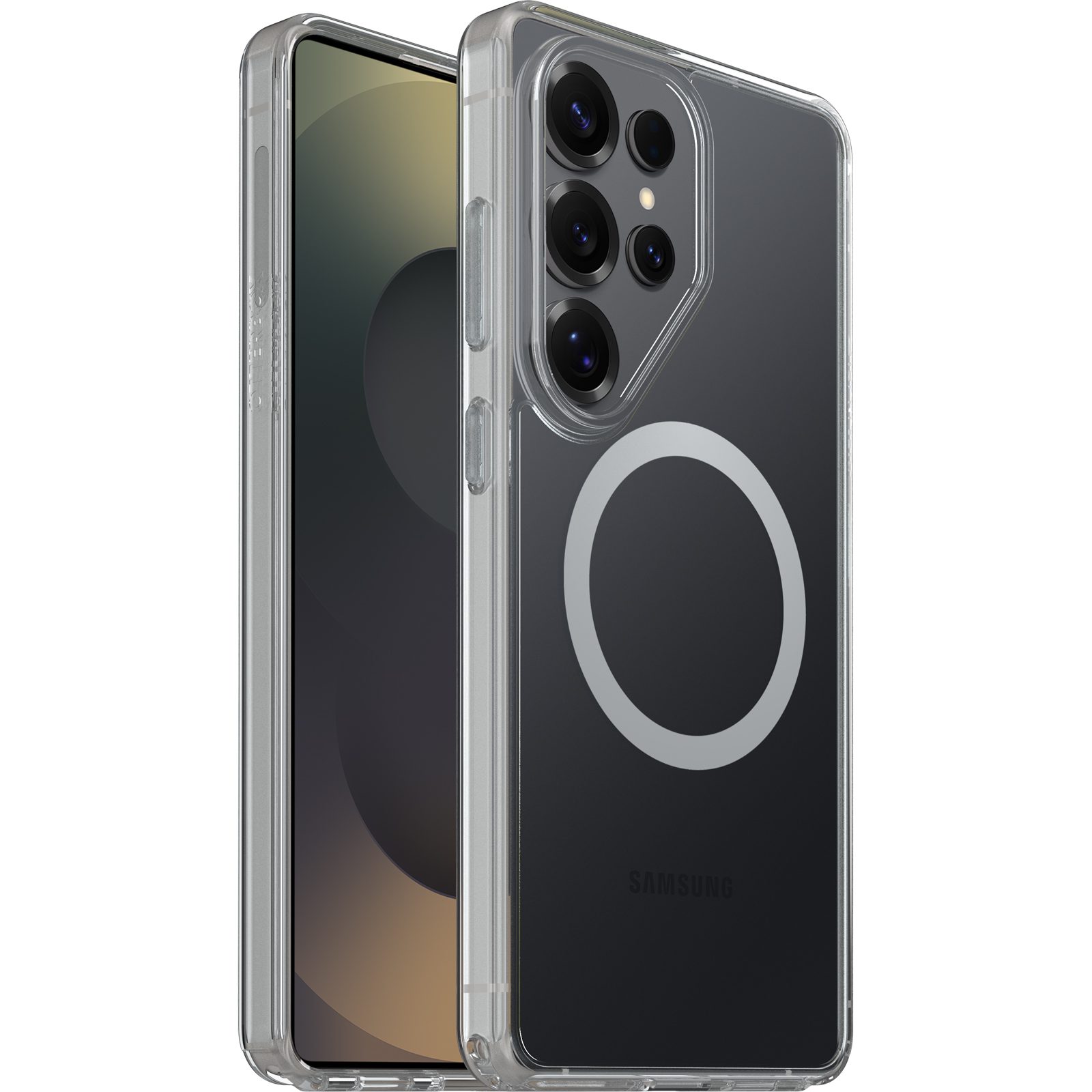 OtterBox Symmetry Clear Magnets Samsung Galaxy S26 Ultra 5G (6.9') Case Clear -No Retail Packaging- (77-000006),7 Years Warranty