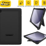 OtterBox Defender Samsung Galaxy Tab A9+ (11′) Case -black(),drop+ 2x Military Standard,multi-layer,port Covers,7 Years Warranty (77-95006)