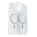 OtterBox React Magsafe Apple iPhone 16 Plus (6.7') Case Stardust (Clear Glitter) - (77-96241), DROP+ Military Standard, Hard Case,7 Years Warranty