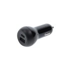 OtterBox 32W Dual Port Standard Fast Car Charger - Black (77-98235),1 USB-C(20W), 1 USB-A(12W), Smart & Compact design, Hassle-Free, 2 Years Warranty