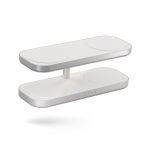 OtterBox 60W Zens Quattro Charger Pro 4 - White (78-81526), Qi2 Wireless Charging, Charge 4 Devices Simultaneously, 2 Years Warranty