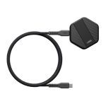 UAG Wireless Charging Pad With Stand – Black/carbon Fiber(),up To 15w Of Wireless Power,detachable 4ft Braided Usb-c Cable,1 Year Warranty (9B4410114042)