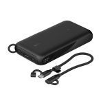 Belkin BoostCharge 20K mAh Power Bank with Display + USB-C to USB-C Cable 60W (15CM) - Black (BPB028fqBK), 20W, 2x USB-C, 1x USB-A, 2 Years Warranty