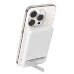 Belkin BoostCharge Pro 5k mAh Magnetic Power Bank With Qi2 + USB-C Cable (1M) - White (BPD006BTWH),15W,1xUSB-C, Overcharge Protection,2 Years Warranty
