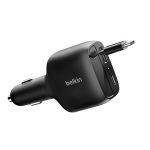 BoostCharge Retractable Car Charger 75W