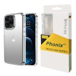 Phonix Apple iPhone 13 Pro Max (6.7) Clear Rock Shockproof Case - Ultra-thin, Lightweight, Non-slip,Crystal Clear, Strong & Durable,10 Years Warranty