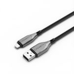 Cygnett Armoured Braided Lightning To Usb-a (2.0) (2m) Cable – Black (), 2.5a/12w, 480mbps, Turbo Charge, Apple Iphone, 5 Years Warranty (CY4660PCCAL)
