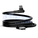 Cygnett Ls Cygnett Drivesync Right Angled Magnetic Silicone Usb-c To Usb-a Cable (0.7m) – (), 3a/60w, 480mbps, Drive & Sync, 2 Years Warranty (CY5665CCACB)