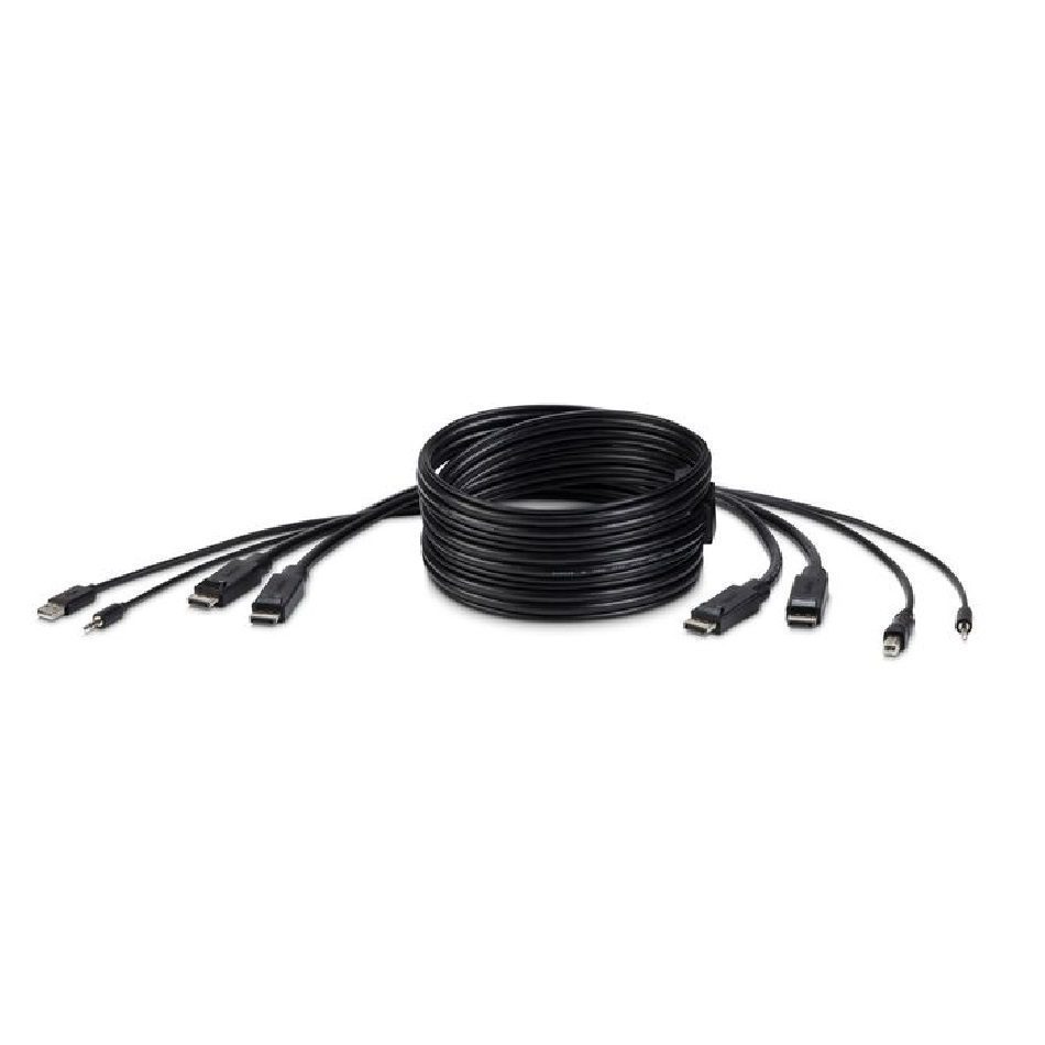 DUAL DISPLAY PORT/USB/AUDIO 6FT KVM CBL - Image 2