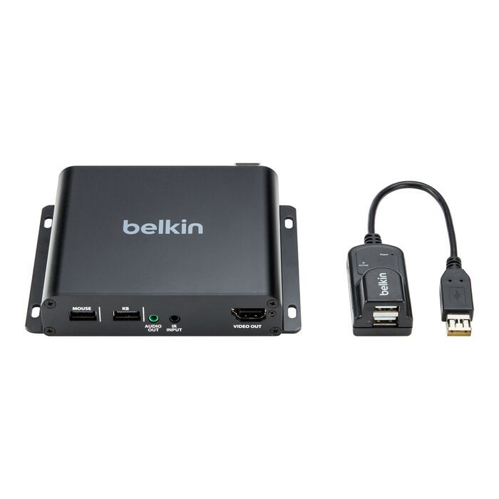 Belkin Cybersecurity and Secure KVM Extender Receiver Fiber SFP - Universal Video, TAA compliance, UHD 4K @60Hz 4:2:0 up to 10 km, 3-Year Warranty - Image 2