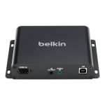 Belkin Cybersecurity And Secure Kvm Extender Transmitter Copper Cat6 – Universal Video, Uhd 4k@60hz 4:2:0 Up To 100m, Taa Compliance, 3-year Warranty (F1DN-KVM-EXTC6)