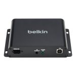 Belkin Cybersecurity And Secure Kvm Extender Transmitter Fiber Sfp – Universal Video, Uhd 4k@60hz 4:2:0 Up To 100m, Taa Compliance, 3-year Warranty (F1DN-KVM-EXTFI)