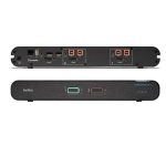 Belkin Universal 2nd Gen Secure Kvm Switch W/ Cac – Black (),12vdc 2.5a, 2 Years Warranty (F1DN102KVM-UN-4)