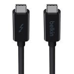 Belkin Thunderbolt 3 Cable USB-C  to USB-C (1M) - Black (F2CD081ds1M-BLK ), 60W PD, 20Gbps, 4K/Ultra-HD, Thunderbolt Certified, 2 Years Warranty