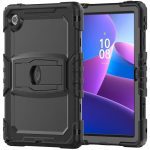 USP Rugged Lenovo Tab 10.1' Case Black - Built-in-Kickstand, Hand & Shoulder Strap, DropProof, Shock Resistance, 3 Years Warranty