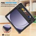 USP Samsung Galaxy Tab A9+ (11′) Kid Friendly Case Black – Shockproof, Raised Edges, 180° Rotation, Portable & Lightweight, 3 Years Warrant (KFCSTABA9PLUS)