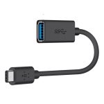 Belkin 3.0 Usb-c To Usb-a Adapter – Black (), Power Output 3a, 5gbps, Reversible Usb-c Connector, Usb-if Certified, 2 Years Warranty (F2CU036btBLK)