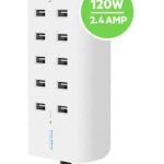 10-PORT USB-A CHARGING STATION 2.4 AMPS