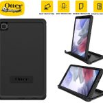 OtterBox Defender Samsung Galaxy Tab A7 Lite (8.7') Case Black - (77-83087), DROP+ 2X Military Standard, Built-in Screen Protection, 2 Years Warranty