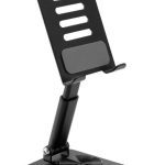 Brateck Phone Stand For Smartphone ≤7”- Black, 103x72x29mm(fold)/128x102x72mm, 230g (ls) (PHS10-3-B)