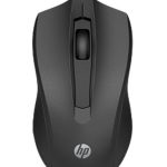 HP Wired Desktop 100 Mouse 1200dpi 3 Buttons Wired USB-A Connector Precise Red Optical Sensor 1.2M Cable Length Black 1YR WTY