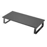 mbeat ® Activiva Ergolife Black Monitor Stand Riser Ergonomic Design Durable And Long Lasting Stainless Steel Construct Product Weight:1.6kg (ACA-MSTD-01BLK)