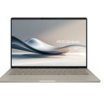 ASUS Zenbook A14 14′ Notebook Qualcomm Snapdragon X Elite X1e78100 Ddr5x 32gb On Bd 1tb Ssd Beige Win 11 Home 1y Warranty (UX3407RA-QD063WS)