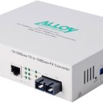 Alloy 10/100base-tx To 100base-fx Single Mode Fibre (sc) Converter, Provides Poe Power (rj-45). 20km (POE200SC.20)